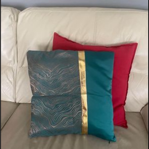 4 pack New Teal and Gold pillow cases - free shipping - Picture 2 of 6